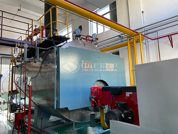 運行在蘭州鐵路局武威南站的WNS系列燃氣鍋爐