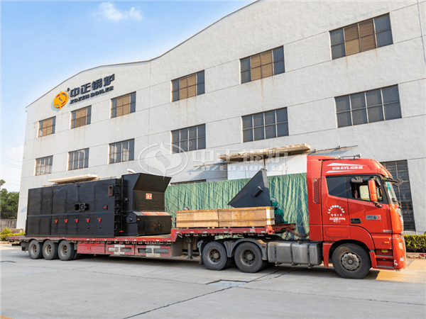 中正SZL系列鏈條爐燃燒設備裝車發貨